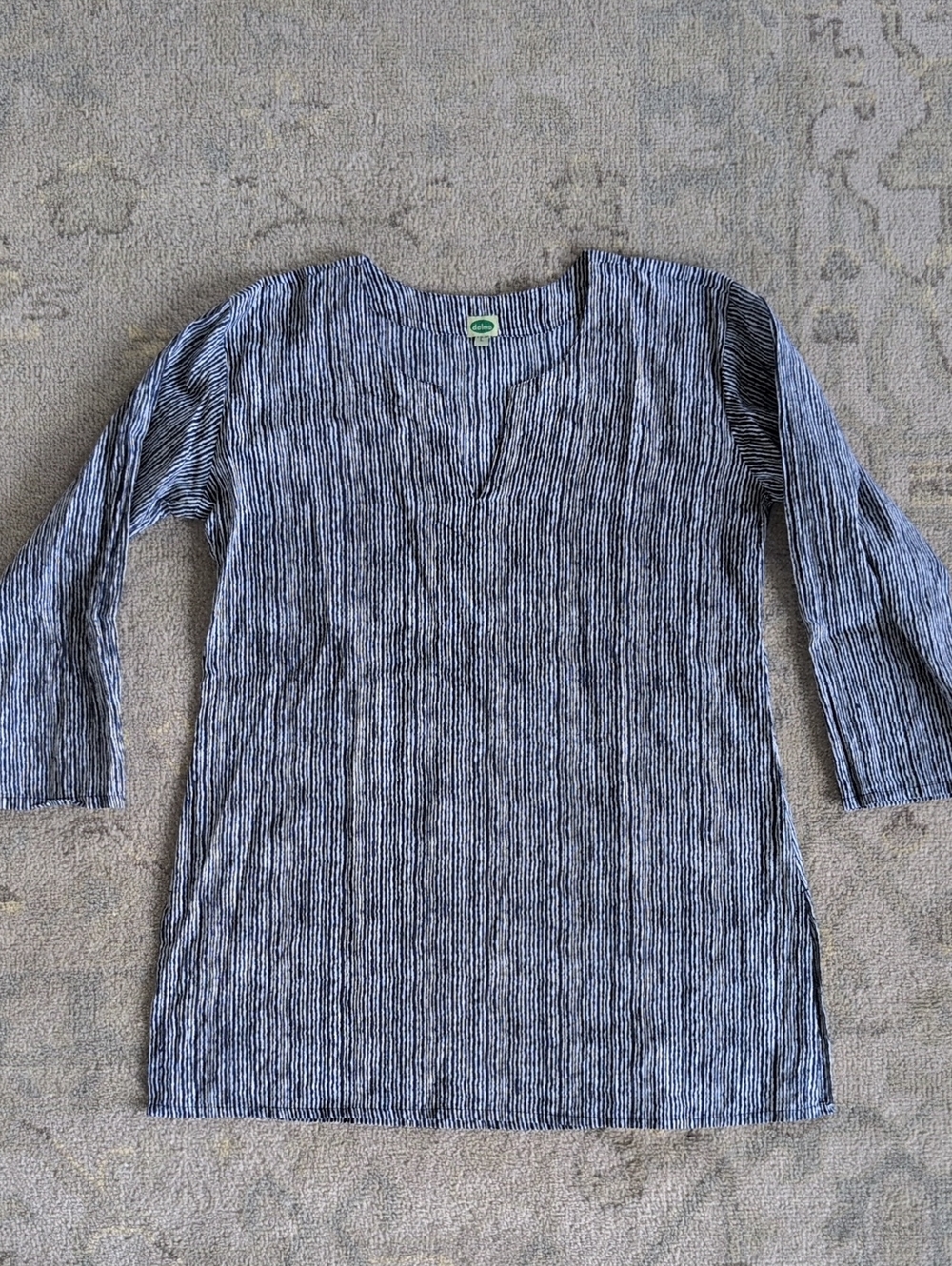 Striped Navy & White Resort Tunic